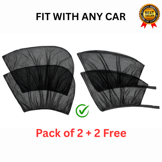 AR™ Car Window Sunshade – Pack of 4 (2 + 2 Free) | UV & Heat Protection