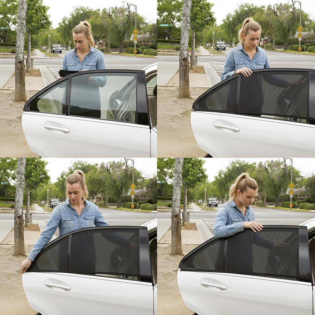 AR™ Car Window Sunshade – Pack of 4 (2 + 2 Free) | UV & Heat Protection