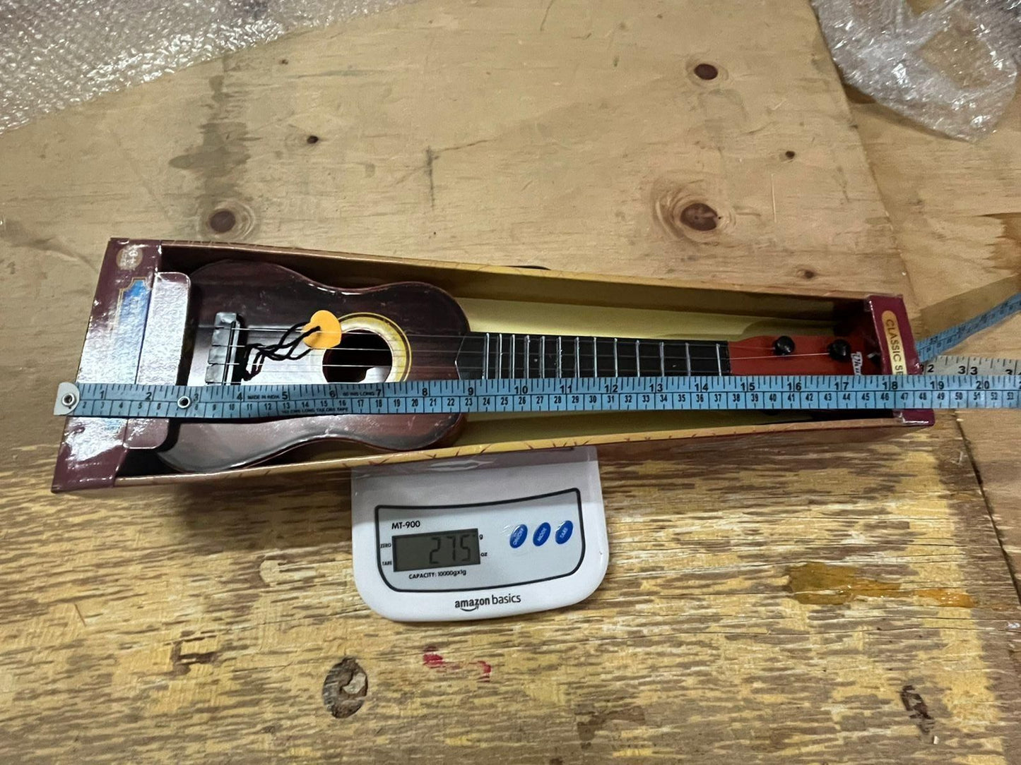 AR™ Classic Wooden-Finish Ukulele Toy for Kids