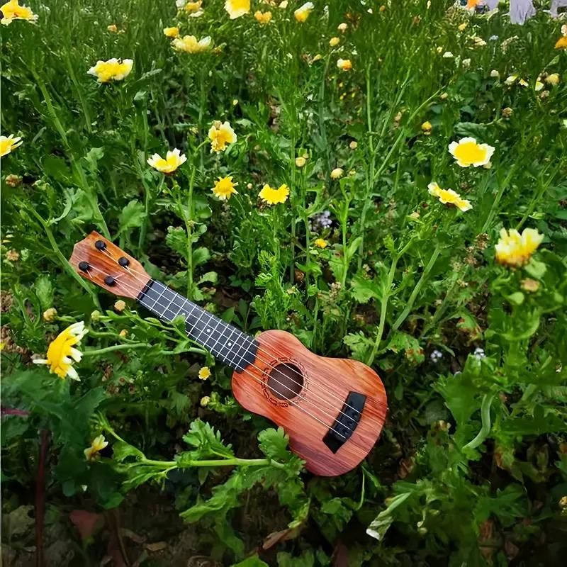 AR™ Classic Wooden-Finish Ukulele Toy for Kids