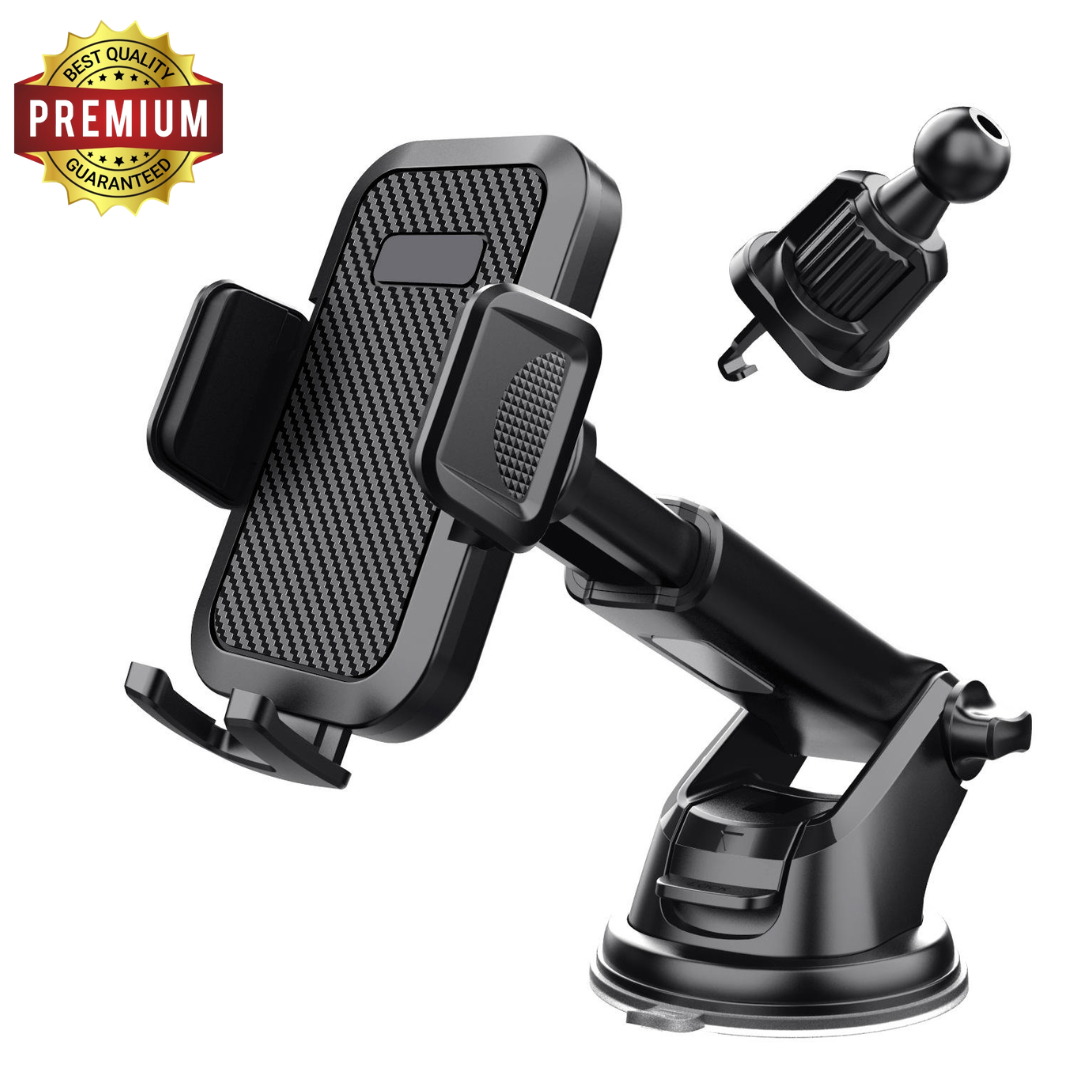 AR™ 3-in-1 Car Essentials Combo (Mobile Holder + Fast Car Charger + Free Sticker)