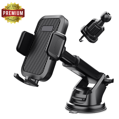 AR™ 3-in-1 Car Essentials Combo (Mobile Holder + Fast Car Charger + Free Sticker)